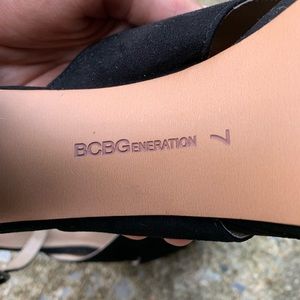 BCBGeneration Strappy Toe Heels